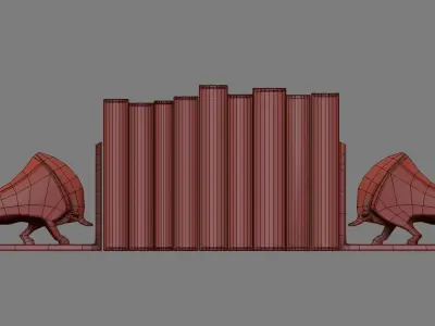  Bookends Collection 01 3D model