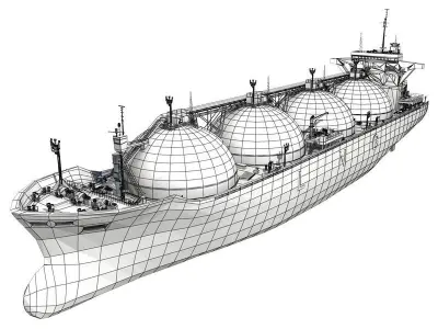LNG Tanker 3D model