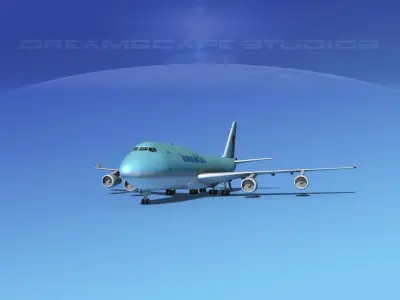 Boeing 747-8I Korean Air Cargo 3D model