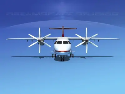 Dornier Do-328-130 Richards Aviation 3D model