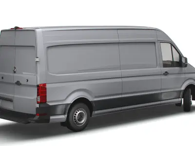 Volkswagen Crafter LWB Startline UK-spec 2020 3D model