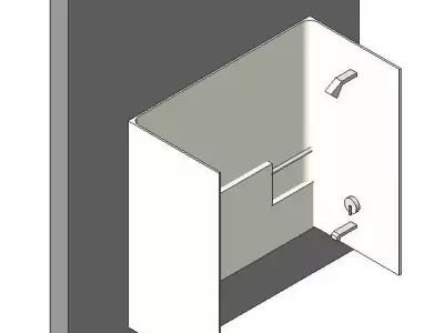 Tub Shower Enclosure 3D Free 3D model