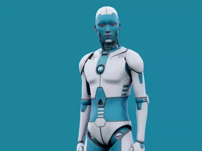 i-HOMO 07 Rigged for Unreal Engine - Unity - MIXAMO  3D model