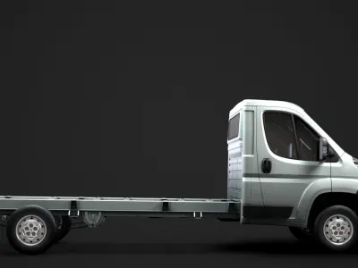 Peugeot Boxer Manager Chassis Truck Single Cab 4300WB 2014 3D model