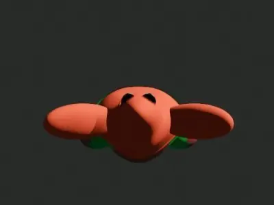 Patrick - Low-Poly spongebob character Low-poly 3D model