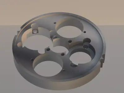 Mechanical Part Low-poly 3D model