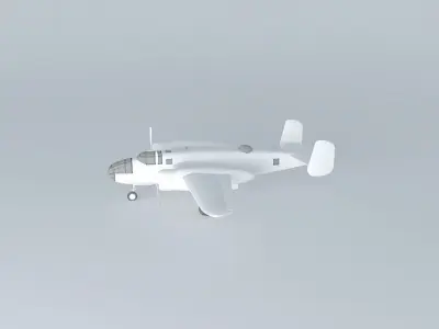 B25 Mitchell Free 3D model