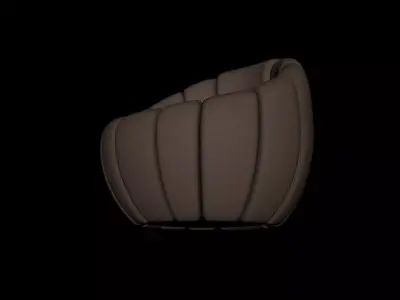 Modern Fabric Lounge Sofa High Quality Interior Furniture Free low-poly 3D model
