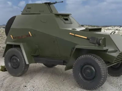 BA 64  Arnold 3D model