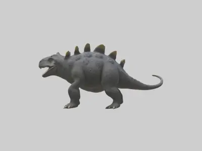 Realistic Ankylosaurus Model Low-poly 3D model
