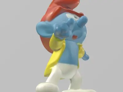 schtroumpf smurf figurine 3D print model
