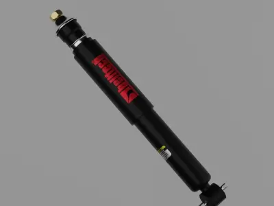 Bike suspension shocks Low-poly 3D model