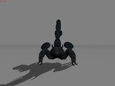 Realistic Scorpion Animal Low-poly 3D model