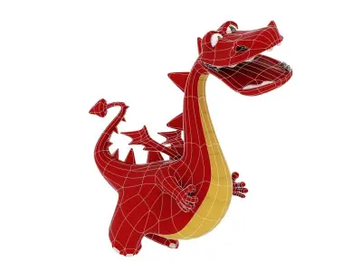Cartoon Dragon 3D model