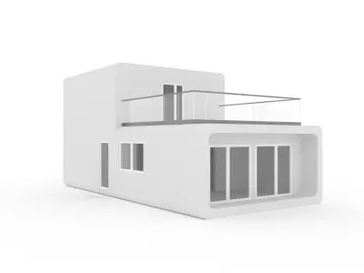  Modular residential building for industrial 3d printing 3D model