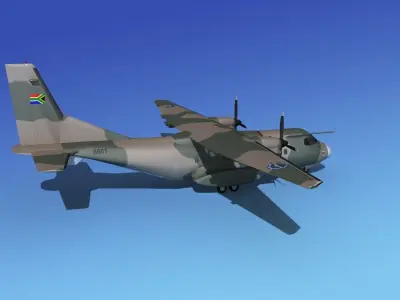 Casa CN-235 South Africa 3D model