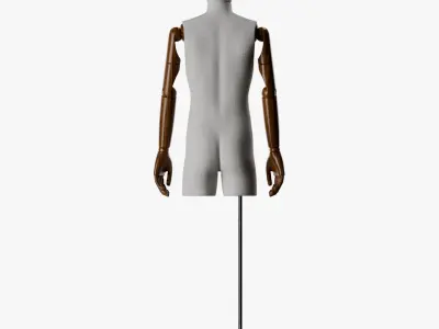 Sewing Male Mannequin 04 3D model