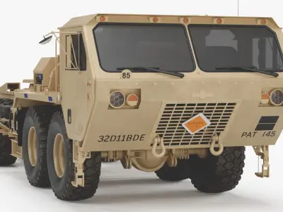 M983 HEMTT Patriot Tractor Truck 3D model