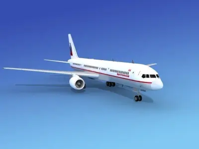Boeing 757-200 Nationair 3D model