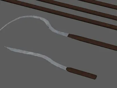 WWAATD Weapon Models Free low-poly 3D model