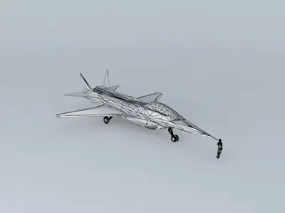 Jet Fighter NEG Free 3D model
