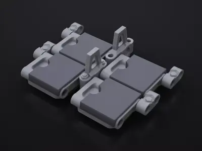 M1 Abrams T158 Spare Tracks 3D Print 3D print model