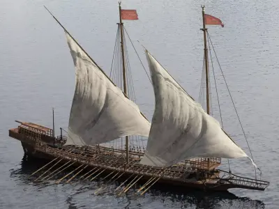 Ottoman Ship 3D model