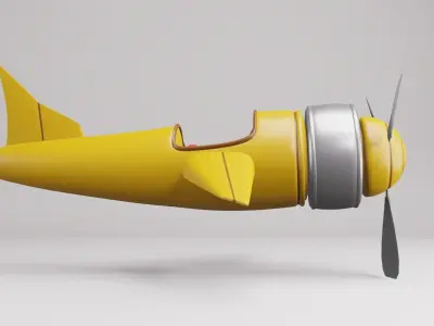 Plane Toy 3D model 3D model