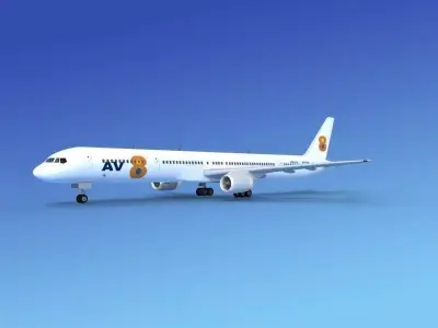 Boeing 757-300 AV8 Air 3D model