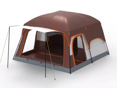 Family Camping Tent 3D model
