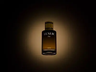 Perfume Template with 1 scene 3D model