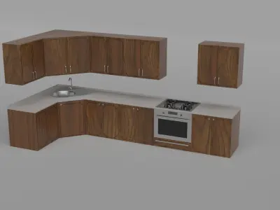 Furniture Pack Free low-poly 3D model