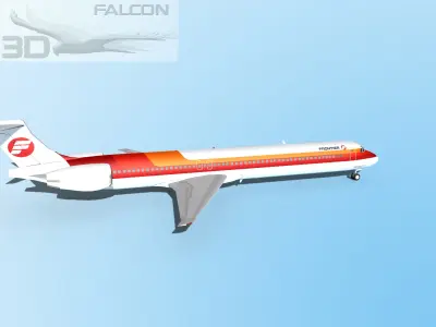 Falcon3D MD-80 Frontier 3D model