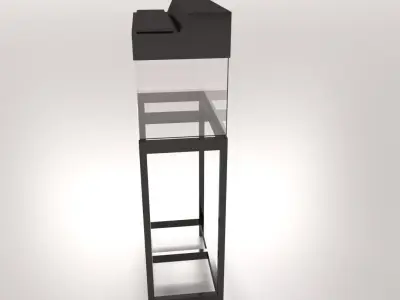 Aquarium with Stand 3D model