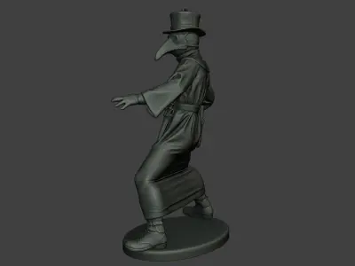 Hans Plague Doctor PDS006 3D print model