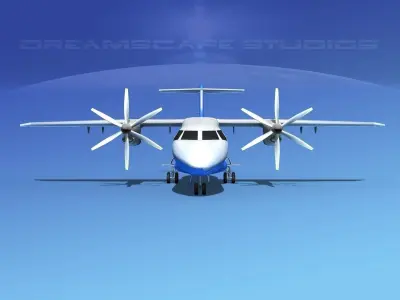 Dornier 328-130 Alliance Air 3D model