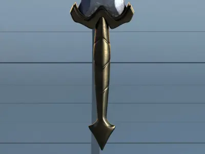 Sword 5 PBR 3D model
