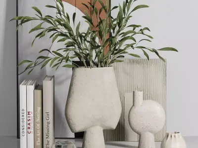 Decorative set039 Free 3D model