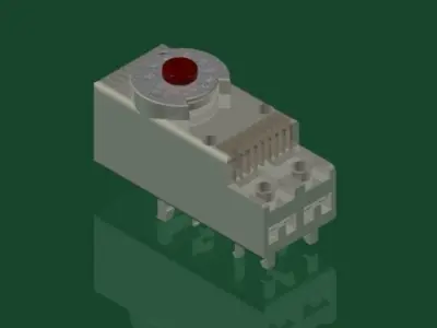 Thermostat electronic switch Free 3D model