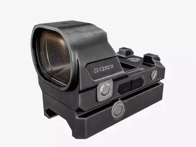 Red Dot Sight Low-poly 3D model