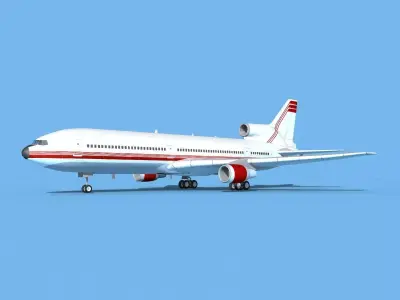 Lockheed L-1011 TriStar Corporate 1 3D model