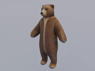Bear Character for any seen Free 3D model