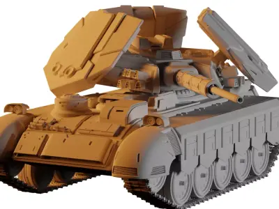 Mirage Tank 3D print model
