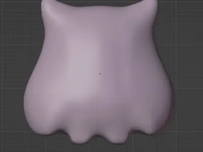 Kitten ghost Free 3D model