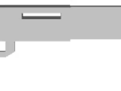 Low-Poly Rifle Low-poly 3D model