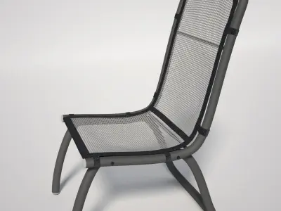 Mesh Patio Chair Free 3D model