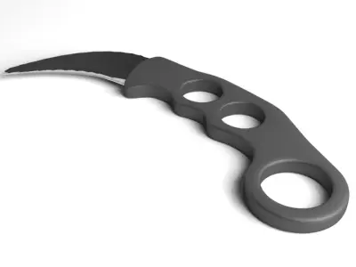 Karambit Knife 2 3D model