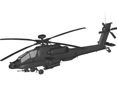 AH-64 Apache Longbow 3D model