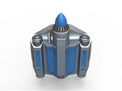 Bo-Katan Kryze Jetpack from The Mandalorian TV series 3D print model
