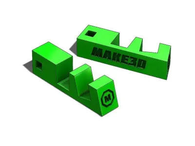 Phone stand keychain 3D print model